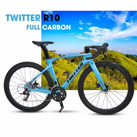 Xe đạp Twitter R10 full carbon | Điện máy HOÀNG LONG