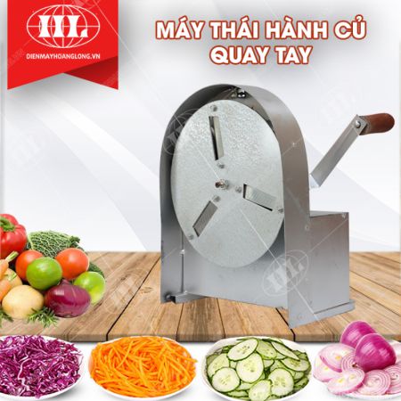 Máy thái hành củ quay tay