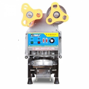 Máy dán miệng ly tự động ET-Q7 Máy dán miệng ly tự động ET-Q7