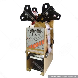 Máy dán miệng ly nhựa tự động WY-890 Máy dán miệng ly nhựa tự động WY-890