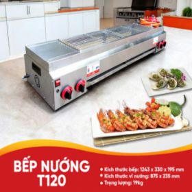Bếp nướng thịt xiên không khói T120 Bếp nướng thịt xiên không khói T120