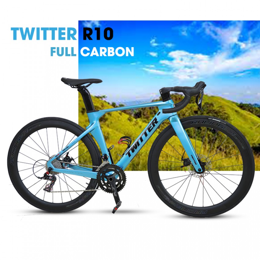 Xe đạp Twitter R10 full carbon | Điện máy HOÀNG LONG