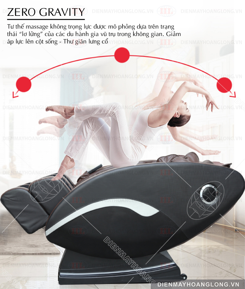 GHẾ MASSAGE TOÀN THÂN GOODFOR HL888 - Tư thế không trọng lực