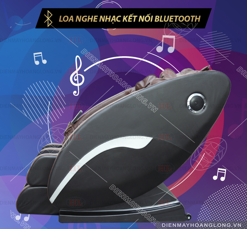 GHẾ MASSAGE TOÀN THÂN GOODFOR HL888 - Loa nghe nhạc