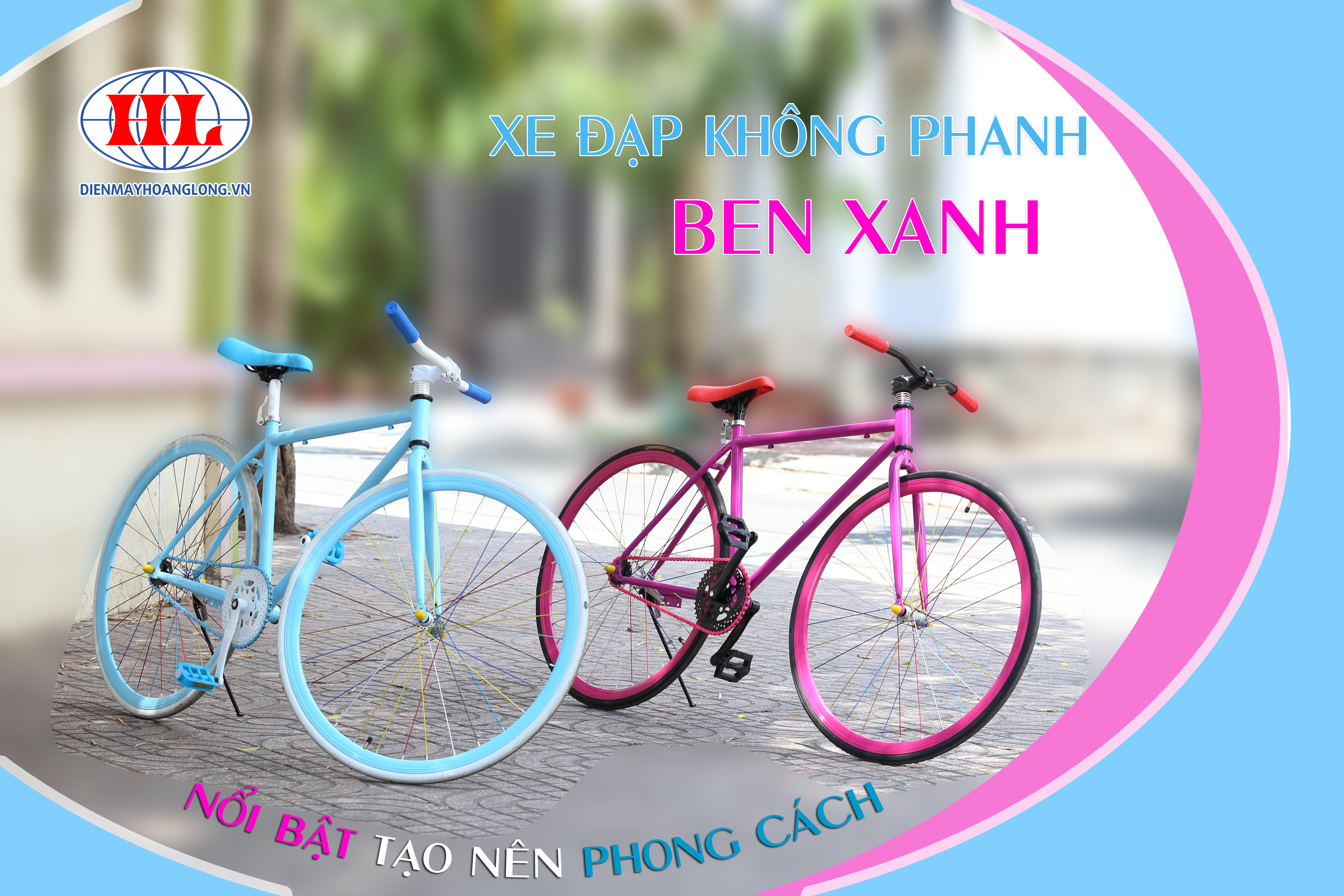 Xe đạp thời trang Ben Xanh ( Đỏ)